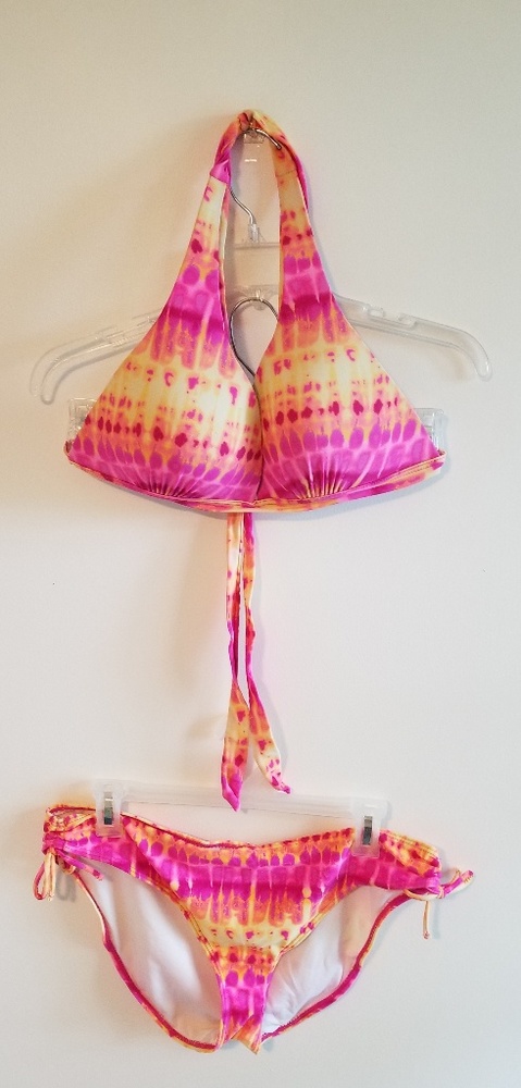 Arizona XL Orange/Yellow/Pink and White Bikini